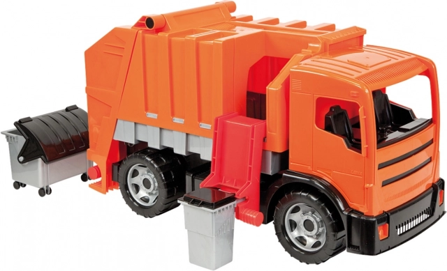 Narancssárga szemétszállító autó 72 cm MERCEDES ACTROS