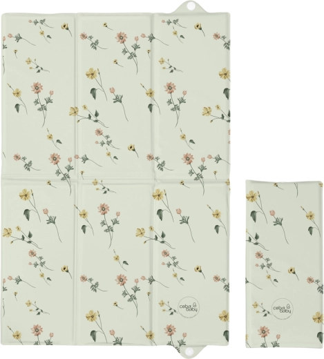 Ceba Baby Basic floral breeze összecsukható utazó pelenkázó alátét 60 × 40 cm