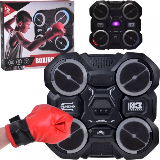 Interaktív bokszpárna reflexiós edzéssel gyerekeknek