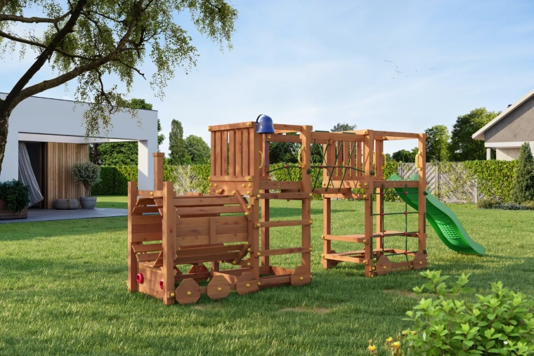 Kötélhíd és mászóháló a készségek fejlesztéséhez