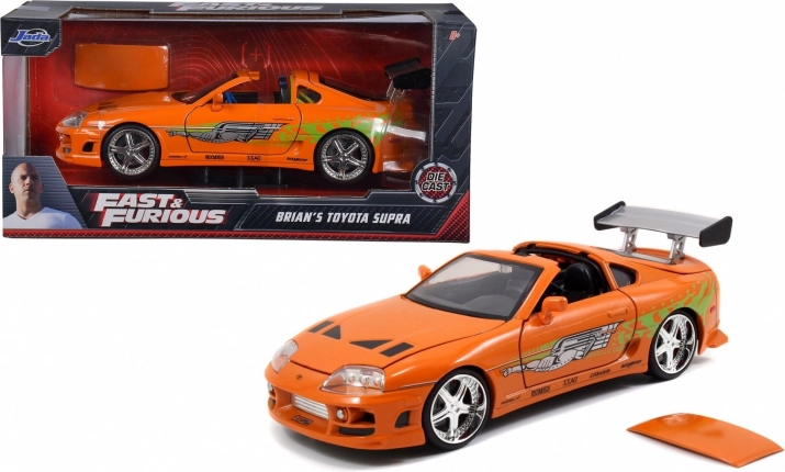 Fém modell JADA FAST & FURIOUS Toyota Supra 1995 1:24