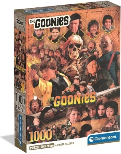 CLEMENTONI puzzle Kultikus filmek: Kincsvadászok 1000 darabos