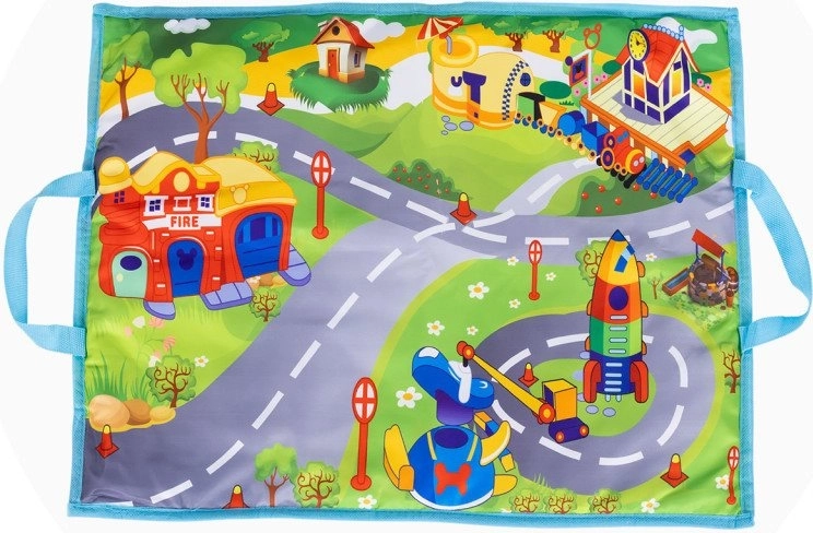 Játszószőnyeg közlekedési térképpel