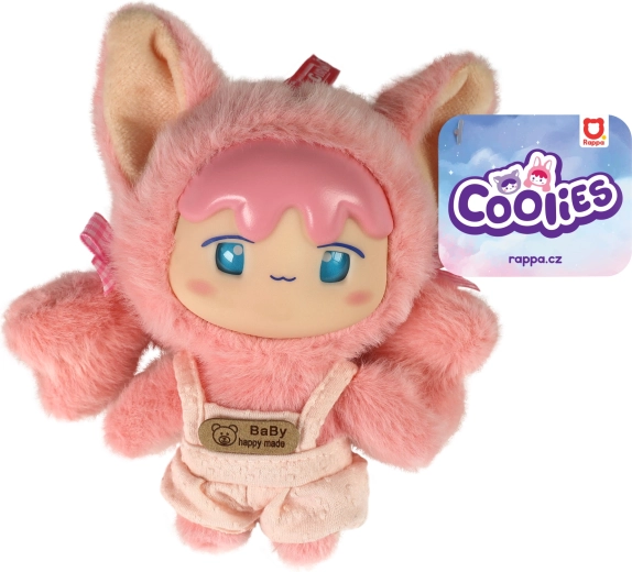 Coolies plüssbaba rózsaszín 15 cm