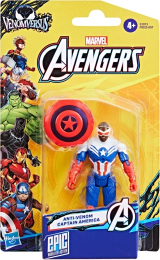 Hasbro Avengers figura Amerika Kapitány Anti‑Venom 10 cm