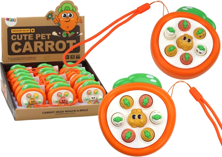 Mini Wac A Mole Carrots Orange árkádjáték