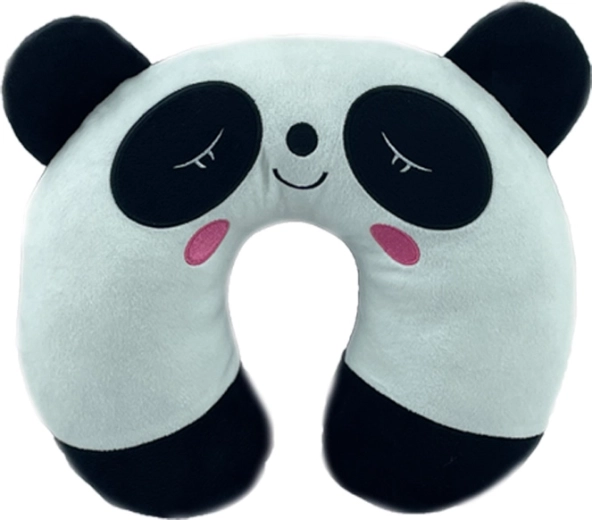 Plüss fejpárna panda