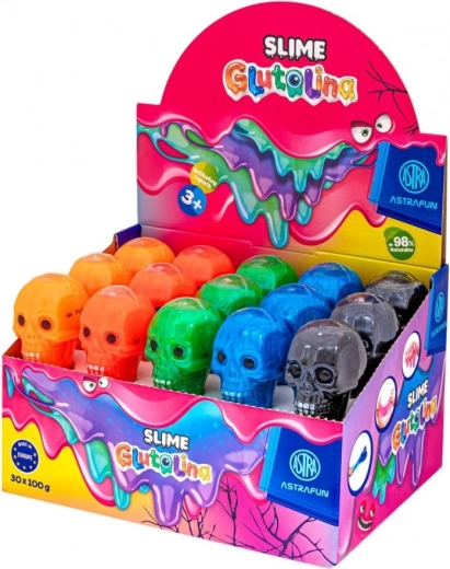 Astra koponya slime – szórakoztató slime pohárban (színkeverék)