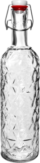 Kiváló minőségű, vastag üveg dekoratív domborítással