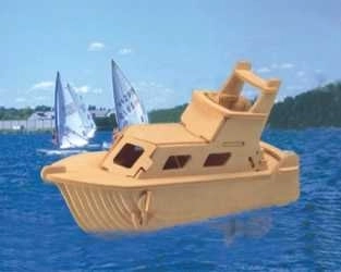 Woodcraft fa 3D puzzle Jacht