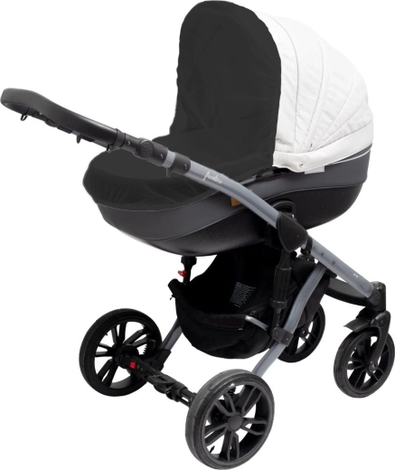 New Baby Basic babakocsira való szúnyogháló, fekete