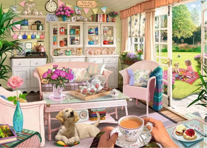 2D puzzle 1000 darabos Napos délután