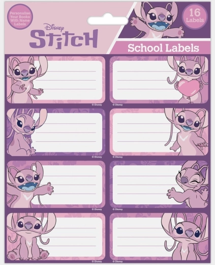 Disney Lilo & Stitch füzetcímkék Angel