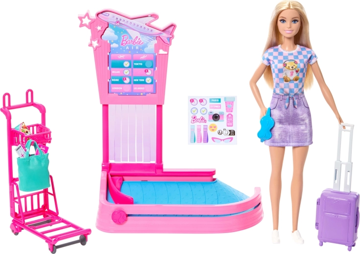 Barbie „Malibu” baba indulásra készen