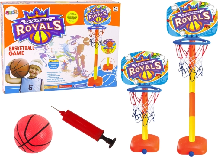 Kosárlabda szett Kosárlabda labda 120 cm Pumpa