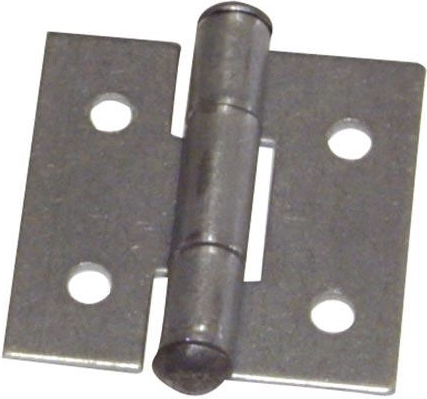 Kétrudas zsanér 80 mm, horganyzott, poliuretán persely