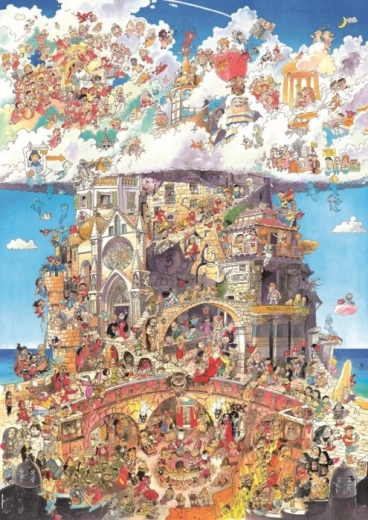 Heye puzzle Menny és pokol 1500 darab
