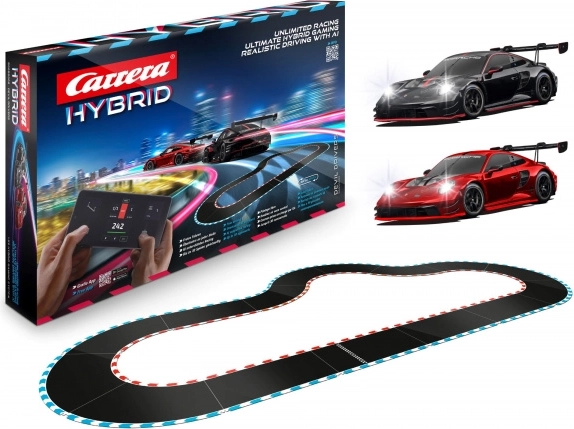 Carrera Hybrid Devil Drivers 6,09 m autóversenypálya Porsche 911 autókkal