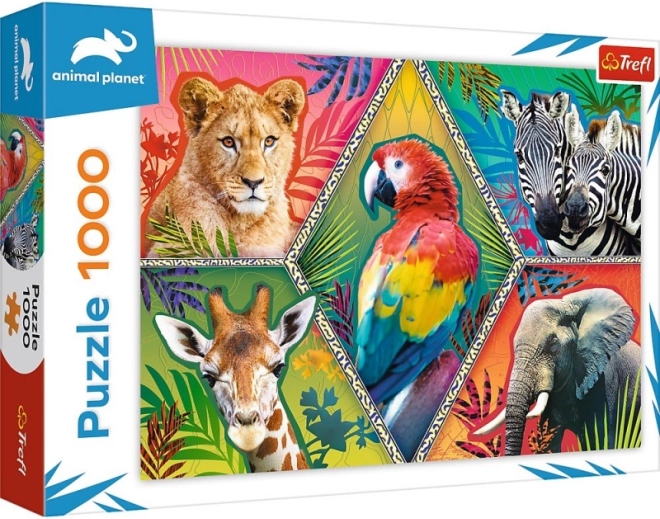 1000 darabos egzotikus állatok ANIMAL PLANET puzzle