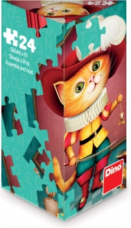 Dino puzzle Csizmás Kandúr 24 darabból