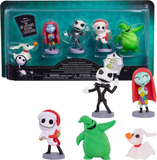 Halloween városka – 5 darab sötétben világító figura