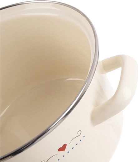 Egészségre ártalmatlan zománcozott acél