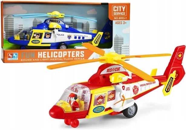 Helikopter 38 cm fényekkel és hangokkal