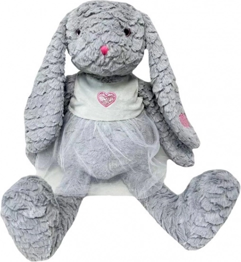 Plüss Nyuszi Rózia 32 cm szürke