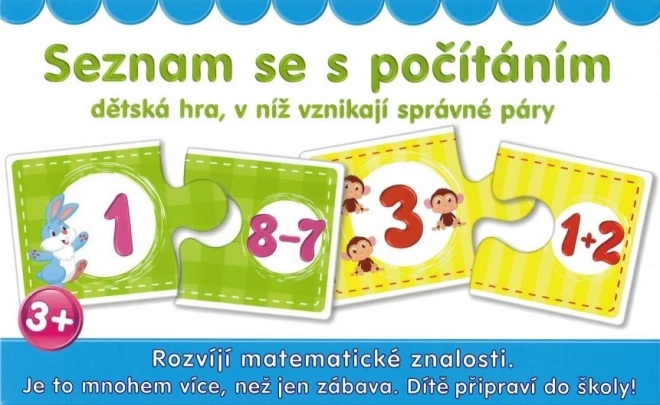 párosító puzzle – ismerkedés a számolással