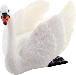 Műanyag hattyú figura 8 cm