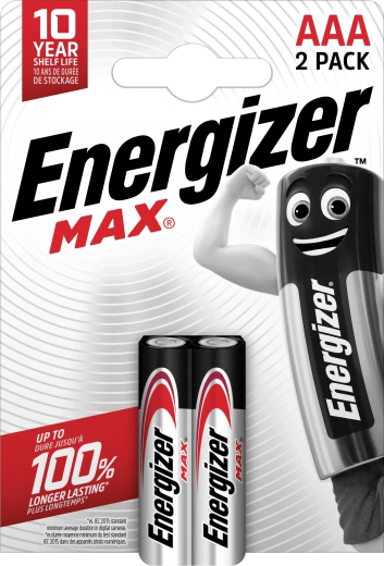Energizer Max AAA alkáli elemek 2 db