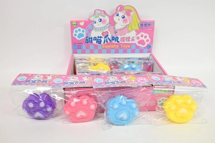 Stresszoldó nyomkodható squishy mancspárna