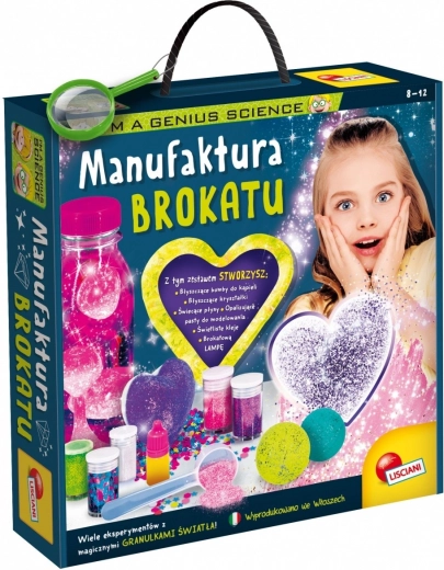 Im A Genius csillogó manufaktúra – kreatív tudományos készlet lányoknak