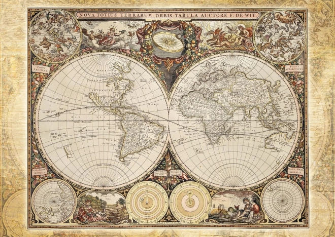 Schmidt puzzle történelmi világtérkép 2000 darab