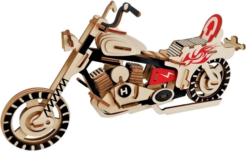 Fa 3D puzzle Motor - Színes