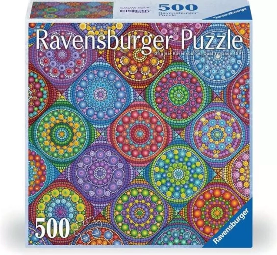 Ravensburger puzzle Gyönyörű mandalák 500 darab