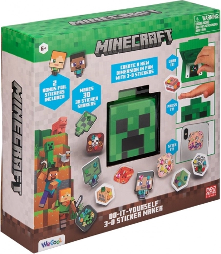 Minecraft 3D matrica-készítő Creeper