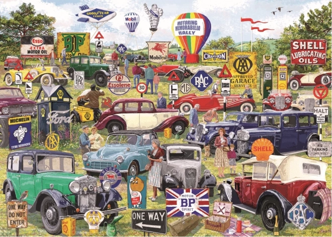 Gibsons Puzzle Járműgyűjtemény Rallye 1000 darabos