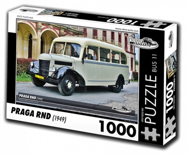 Retroautó puzzle Autobusz Praga RND 1000 darab