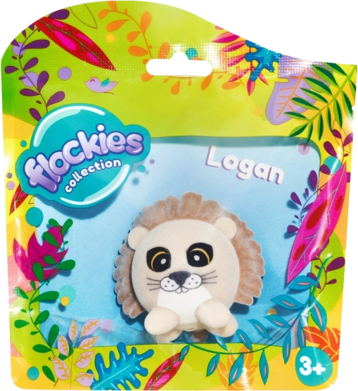 Flockies Állatfigura Oroszlán Logan 4cm