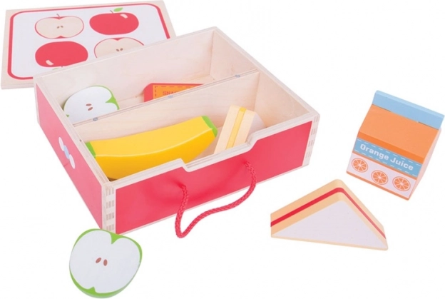 BIGJIGS TOYS fa uzsonnás doboz