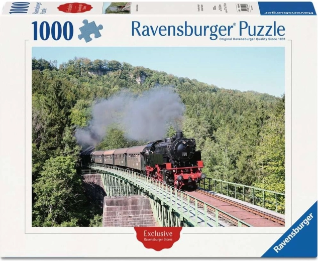 Ravensburger puzzle történelmi vasút Sauschwänzlebahn 1000 darab