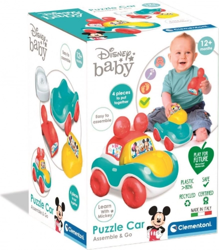 Clementoni Disney Baby összeállítható kisautó