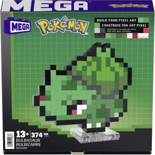mega pokémon pixel bulbasaur – építőfigurák készlete