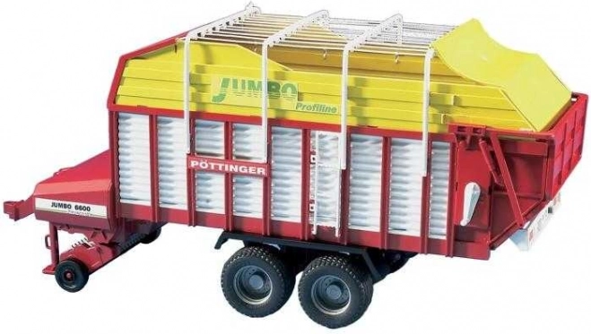 Bruder Pöttinger Jumbo 6600 takarmánygyűjtő kocsi 1:16