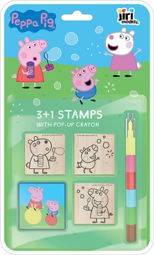 Pecsétkészlet 3+1 viaszkrétával – Peppa malac