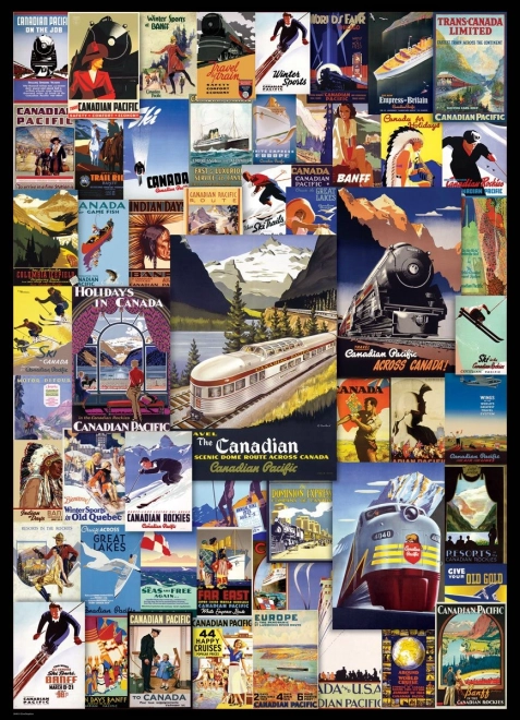 Vasúti kalandok puzzle 1000 darabos