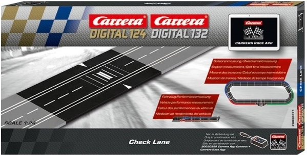 köztes időmérés check lane a carrera digital 132/124 autóversenypályákhoz