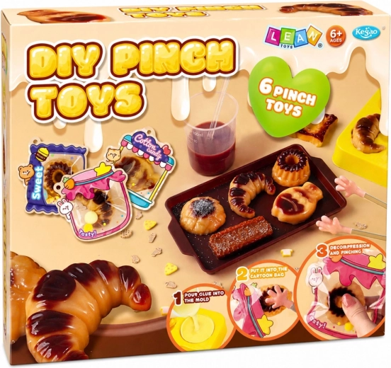 Készíts akár 6 aranyos squishy édességet