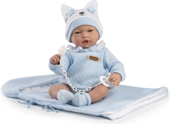 Guca realisztikus baba csecsemő hangokkal 38 cm